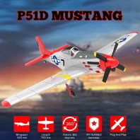 Volantex RC Mustang P51D 750mm Warbird 768-1 RTF - with a gyro