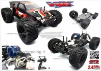 1/10 Off-road Mega Truck with Alpha FC.18 petrol engine 1-speed 2.4 GHz Radio 4WD RTR VRX